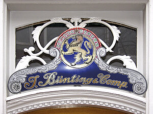 J. Bünting & Comp Logo Schild