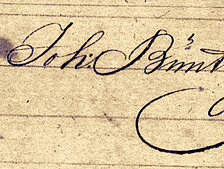 Johann Bünting Unterschrift